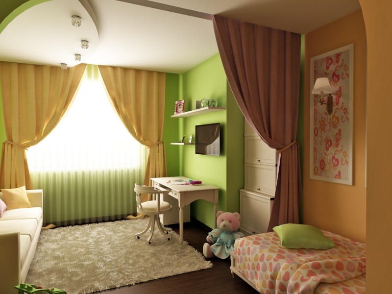 Интерьер комнаты для девочки – особенности композиционного построения