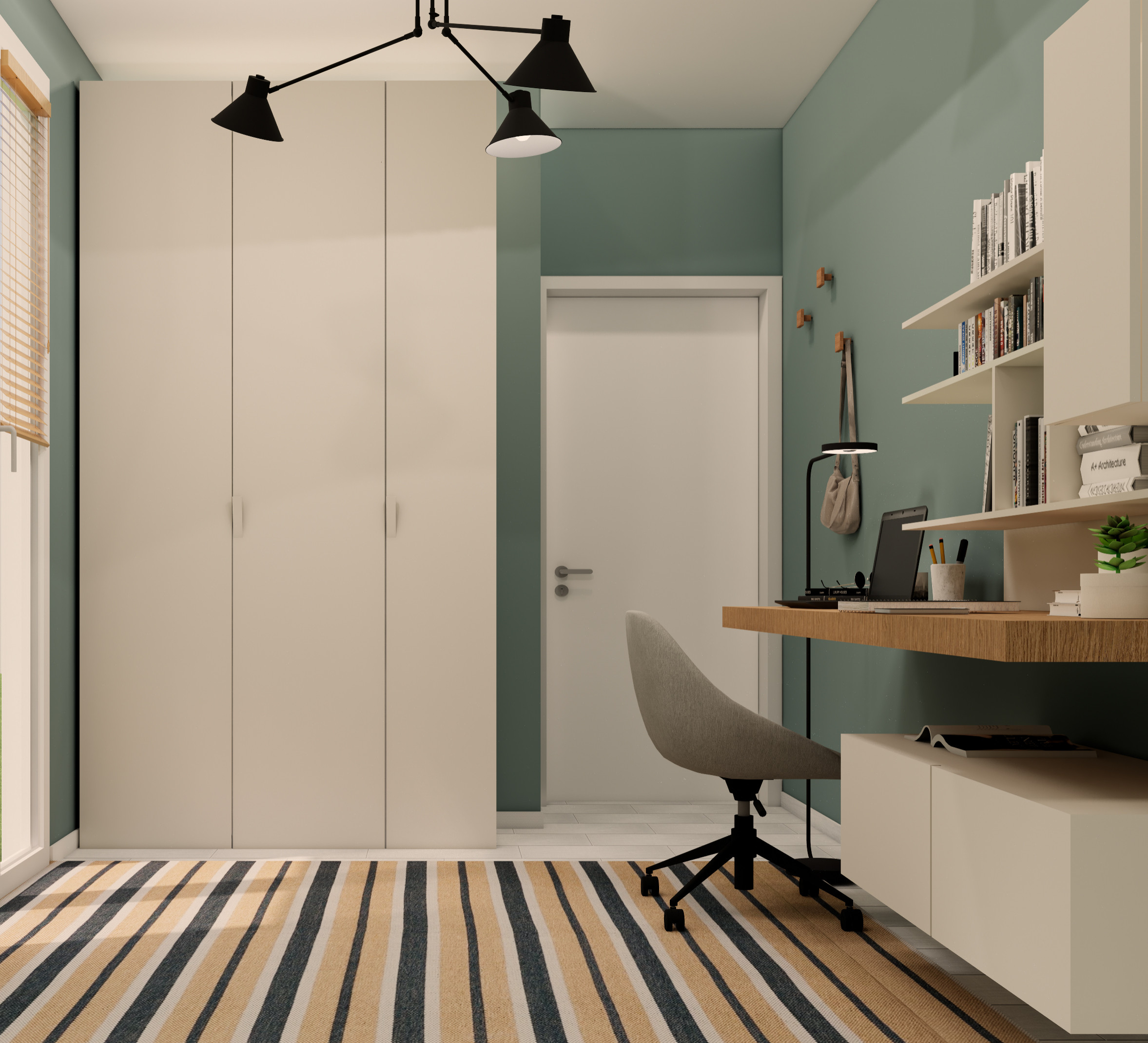 Armadiatura studio — soluzioni contenitive integrate