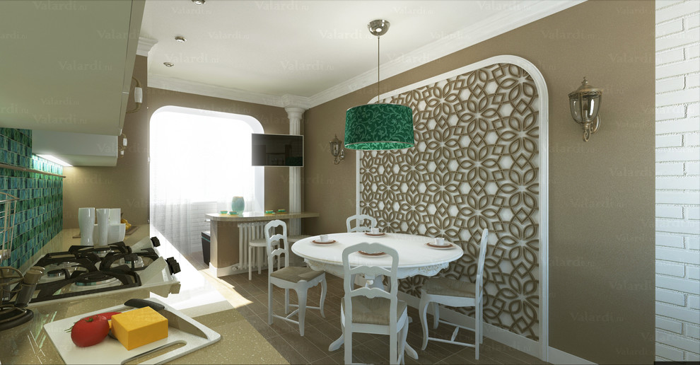 Кухня с балконом, г.Климовск