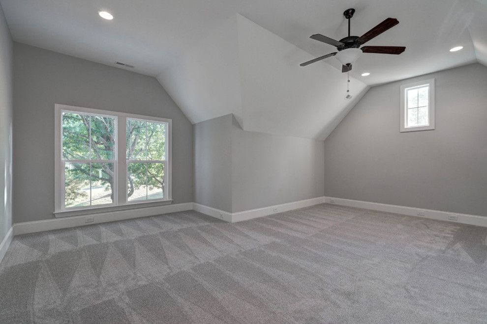 Transitional home design photo in Charlotte