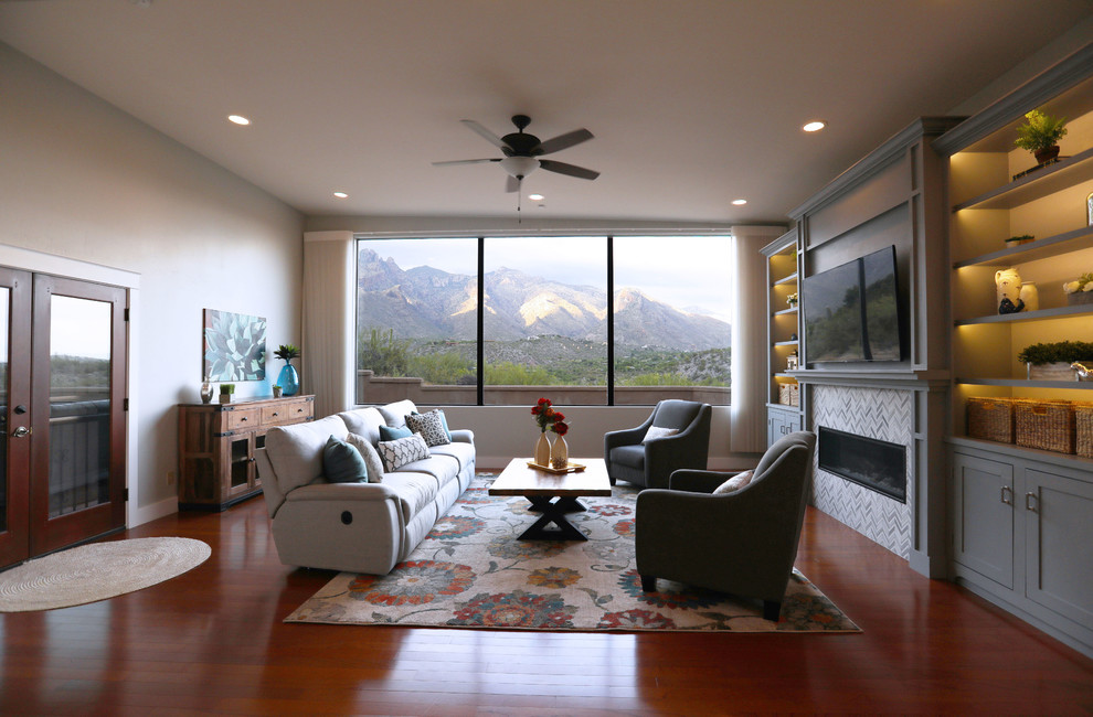 Home design - transitional home design idea in Phoenix