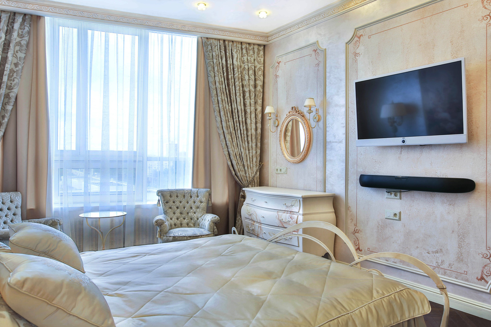 квартира в классическом стиле 235м2