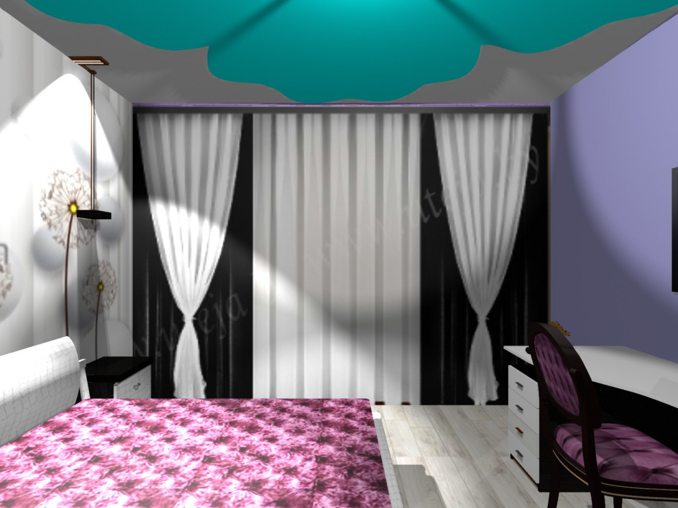 Двухкомнатная квартира  60 кв.м.