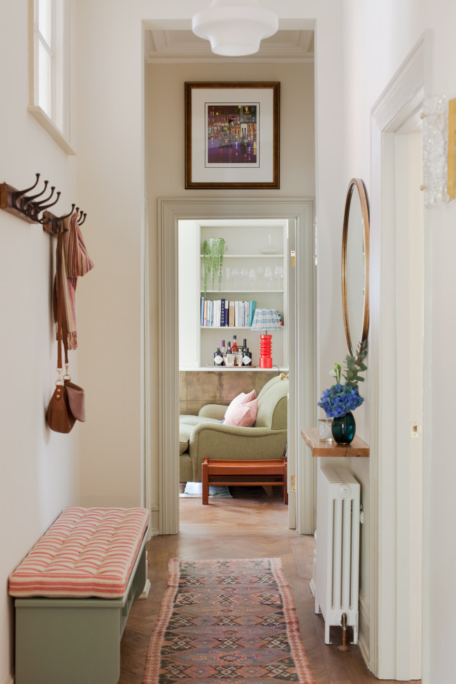 Design ideas for an eclectic hallway in London.
