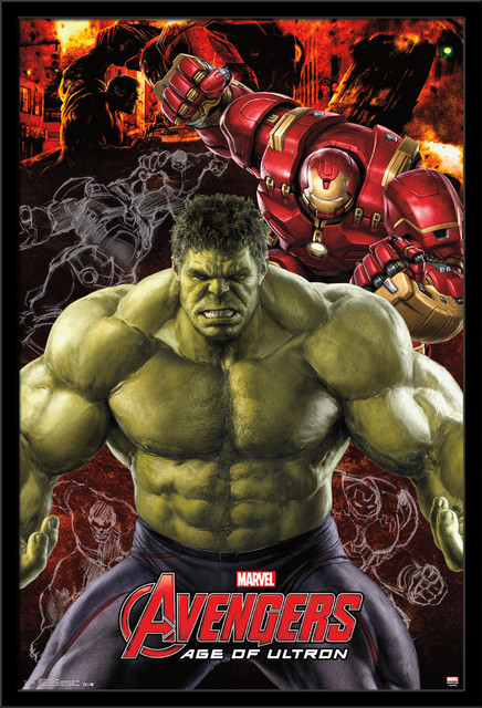 Avengers 2 Hulk Poster Contemporary Prints And Posters By Trends International