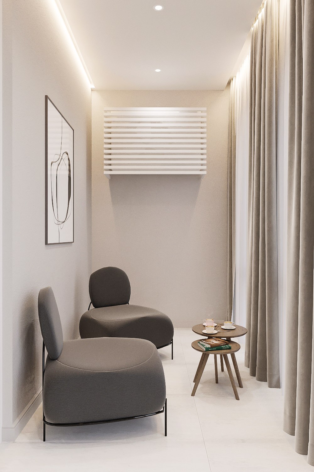 Minimalist apartment 120 m2