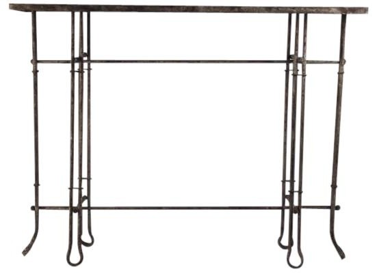 Wall Console NATHANIEL Rustic Metal
