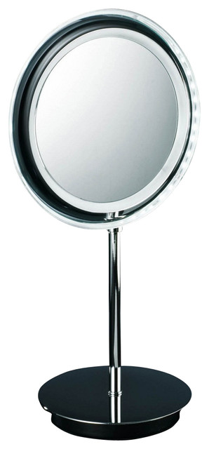 Smile 302 Magnifying Mirror illuminated in Chrome 5x