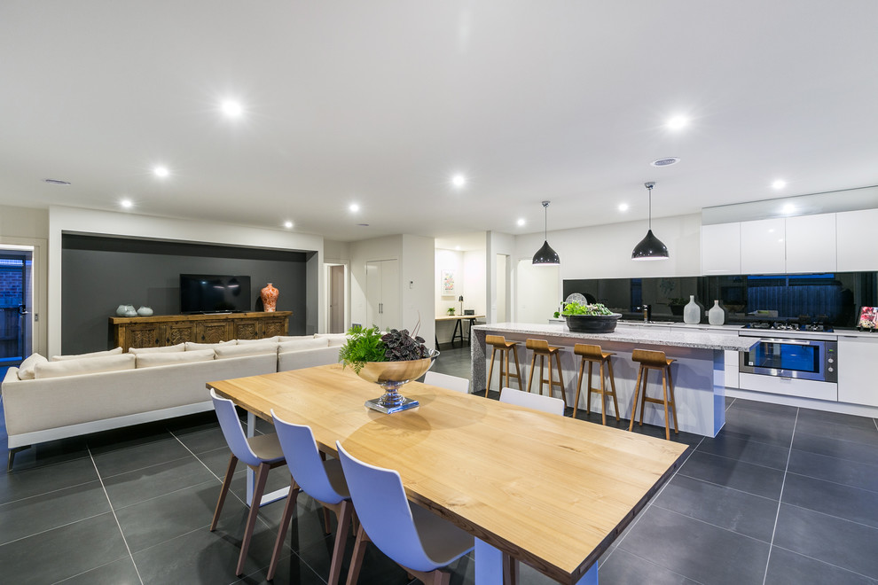 Design ideas for a contemporary home design in Geelong.