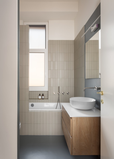 GEOMETRIE CROMATICHE contemporary-bathroom