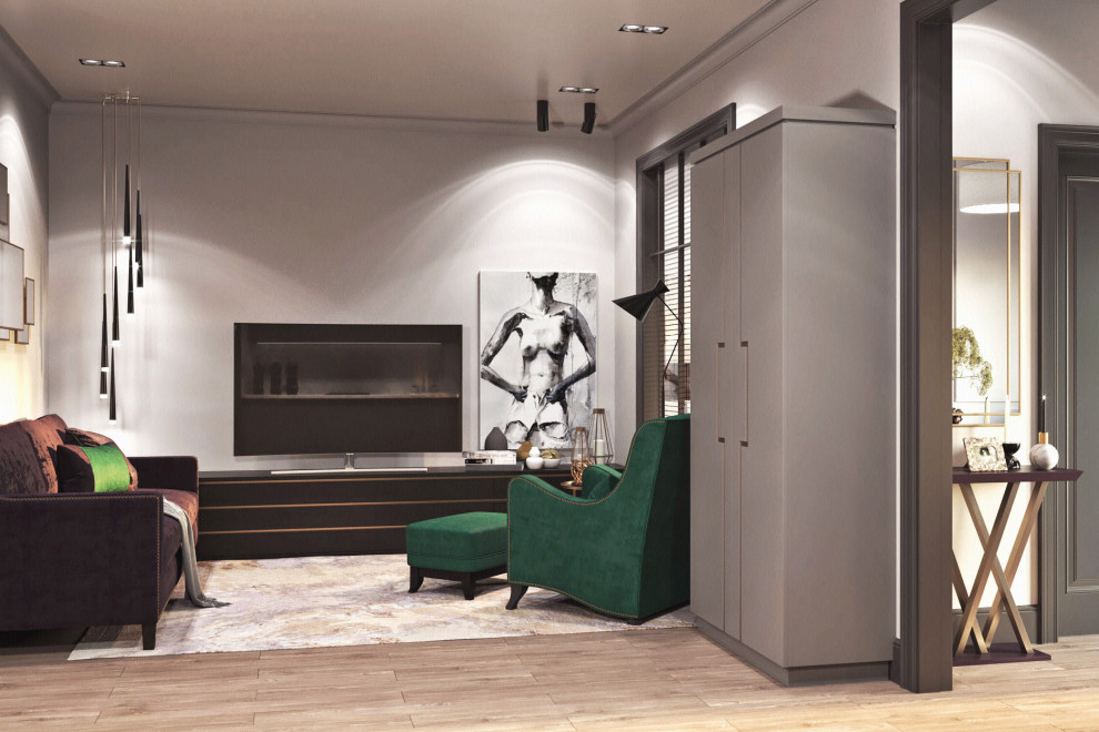 Дизайн интерьера квартиры с межкомнатным окном