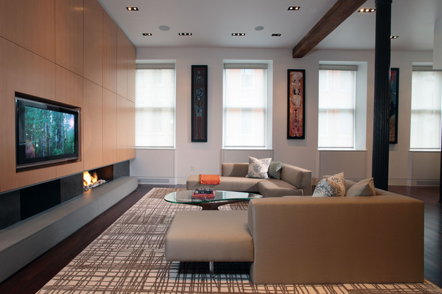 Soho Loft contemporary-vardagsrum