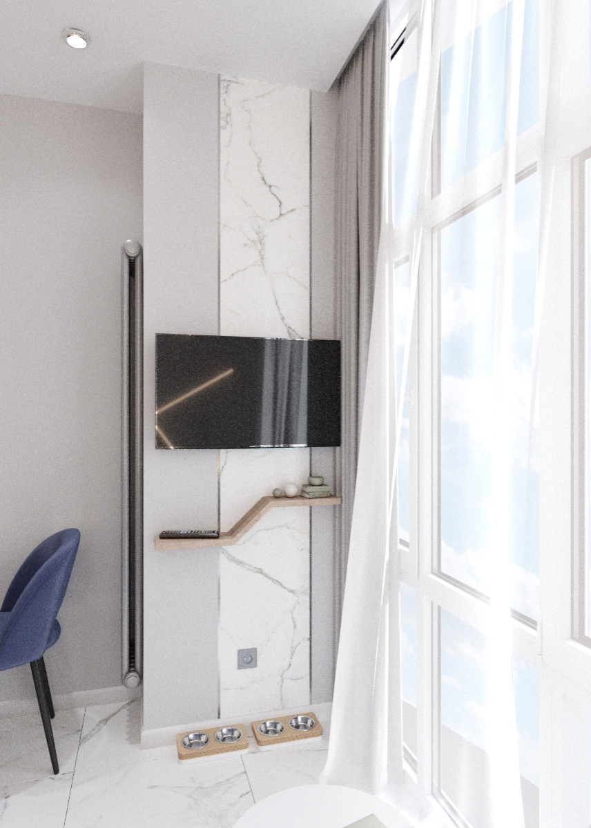 дизайн проект 2-ух комнатной квартиры