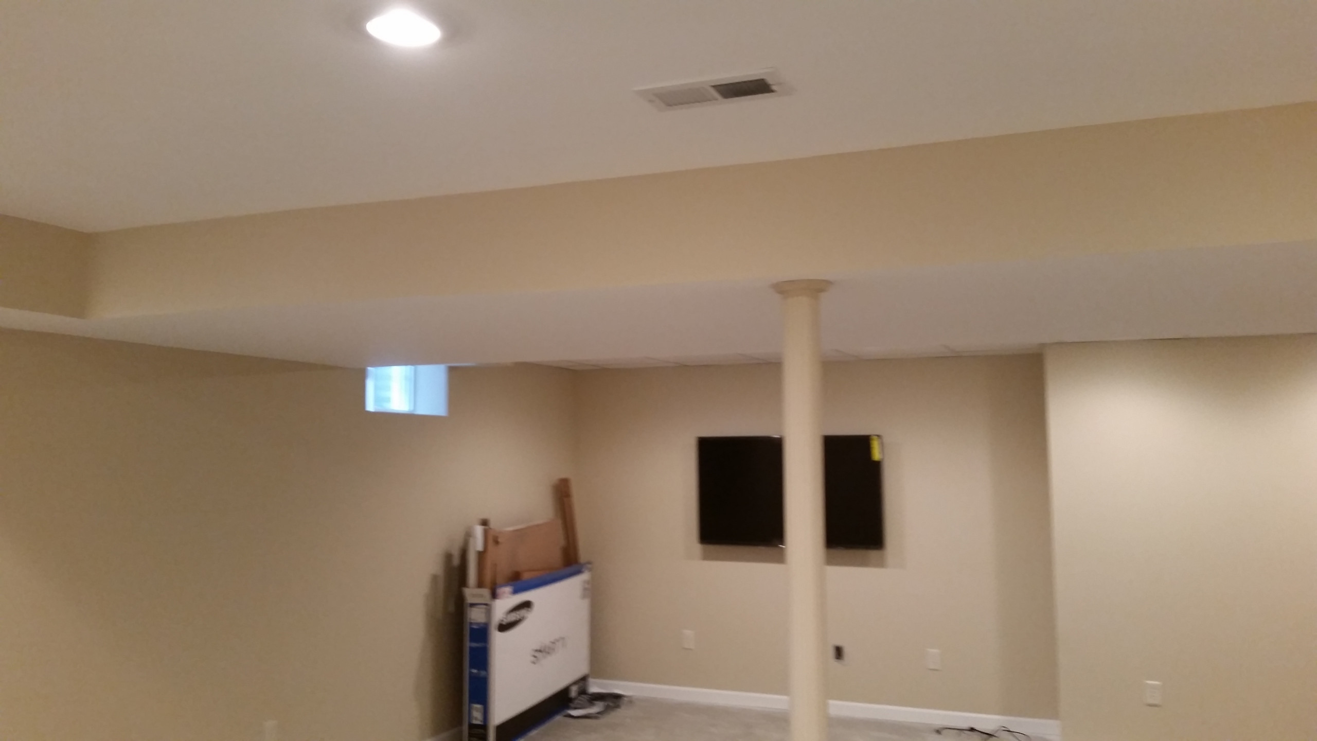Basement Family space and bathroom