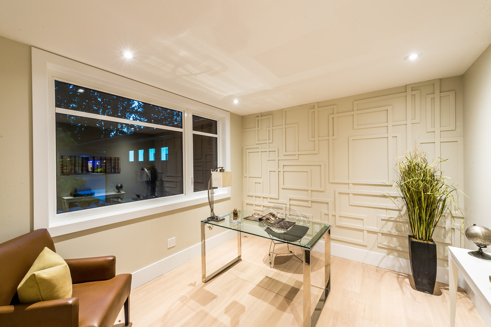 Example of a trendy home design design in Vancouver