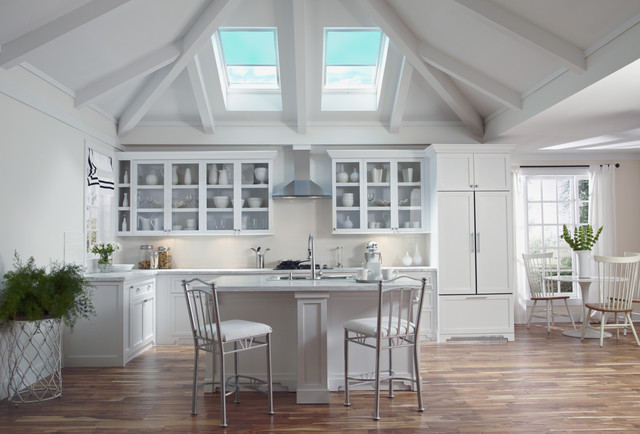 Velux Skylights Bathe Kitchens In Daylight Contemporary