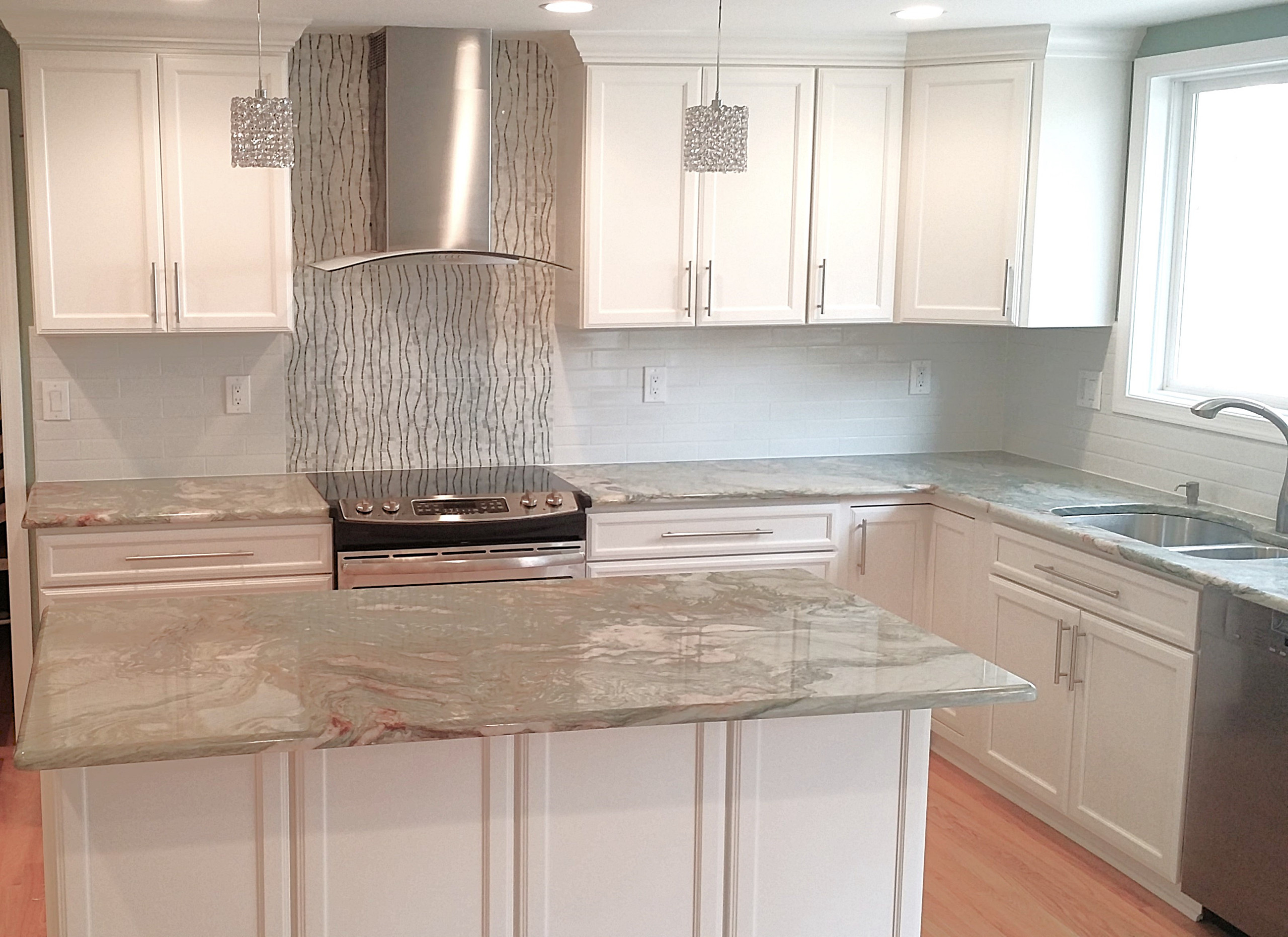 Earth-tone Countertop Kitchen