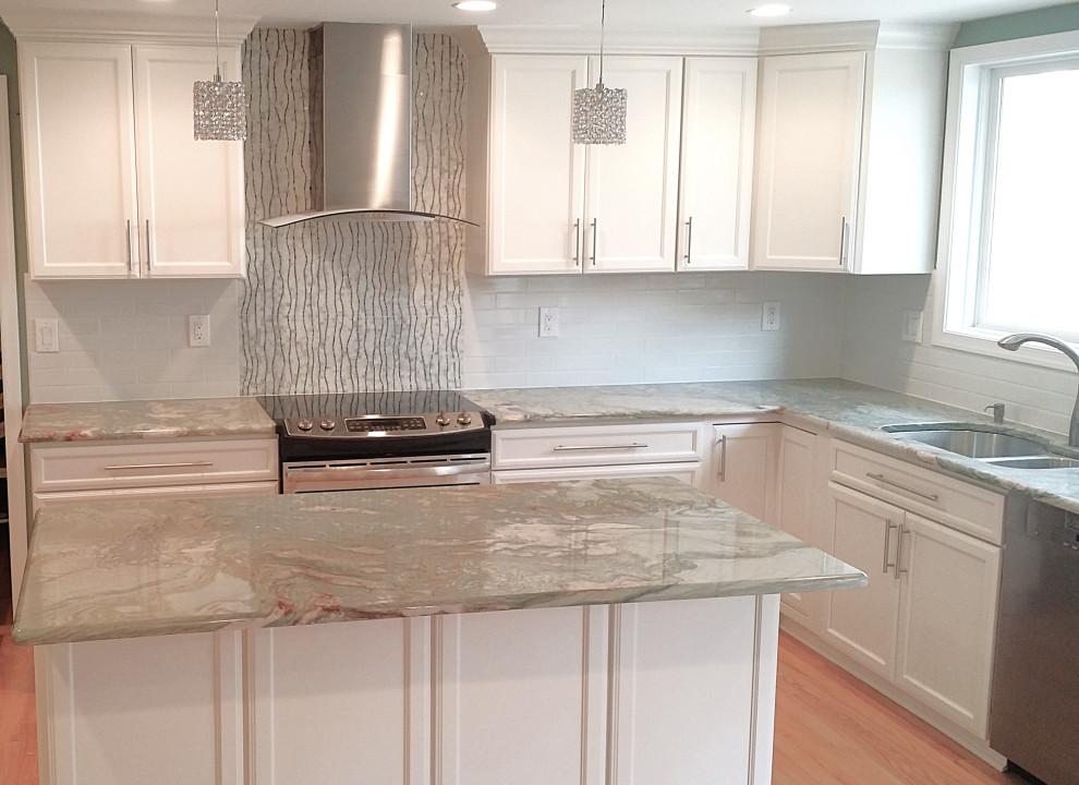 Earth-tone Countertop Kitchen