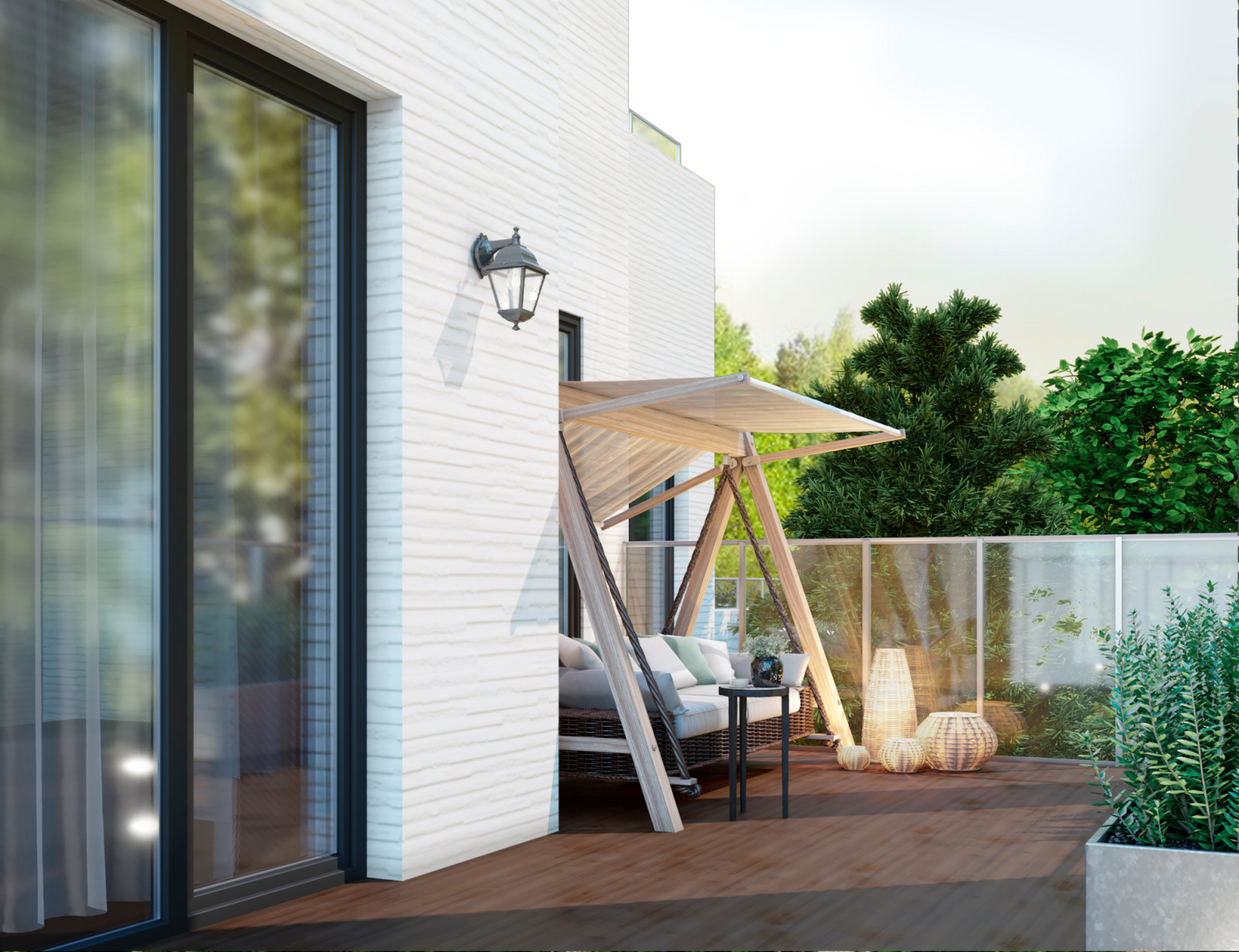 Коттедж с террасой