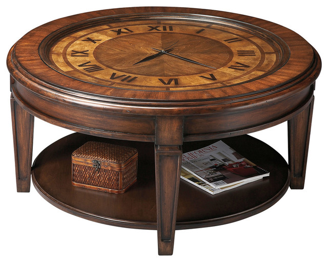 clock cocktail table - traditional - coffee tables -hedgeapple clock cocktail table - traditional - coffee tables -hedgeapple