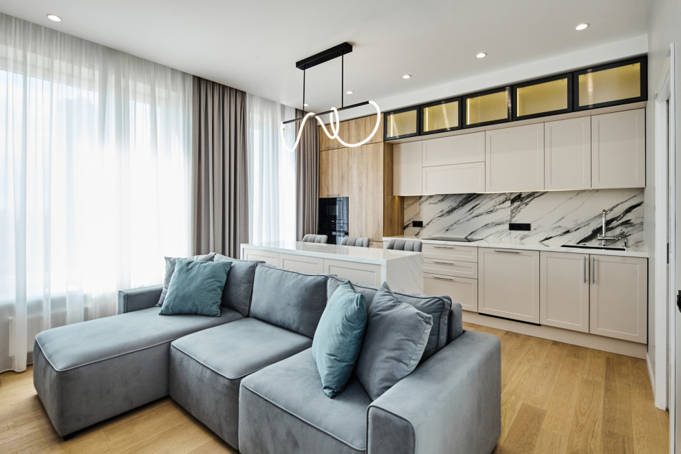 Ремонт кухни-гостиной