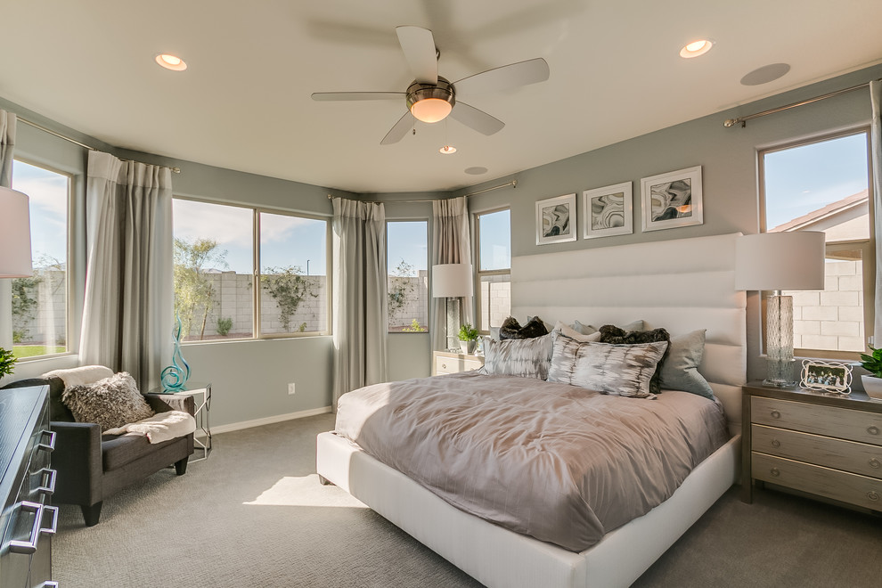 Phoenix, Arizona Zanjero Trails Villagio Belice Master Bedroom