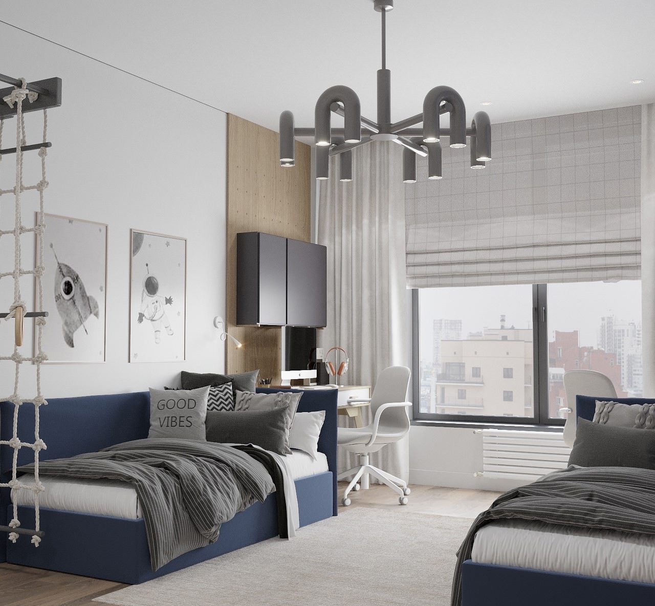 Стильная квартира для молодой семьи в ЖК "Зиларт"