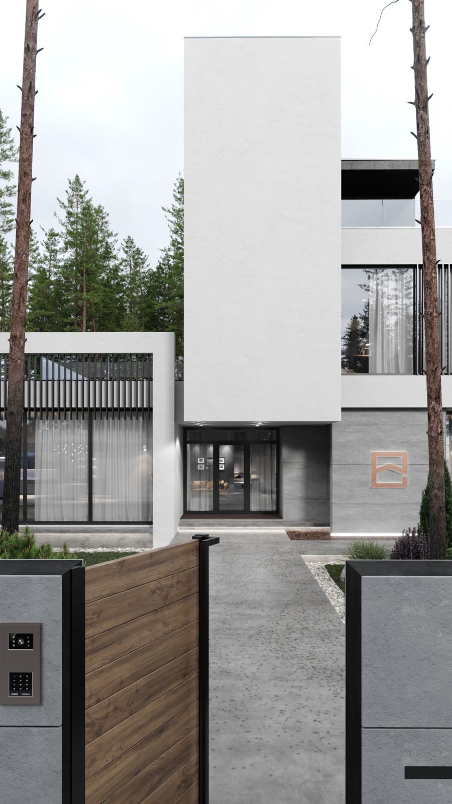 Дом в стиле минимализм 282 м. кв