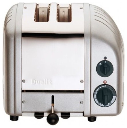 Dualit 2-Slice Toaster Metallic Silver