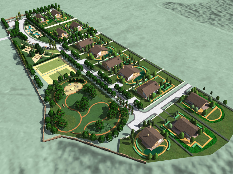 Коттеджный поселок. Краснодар.