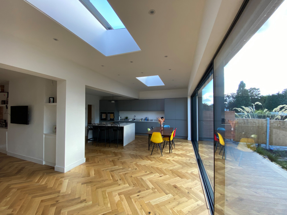 Contemporary two storey extension