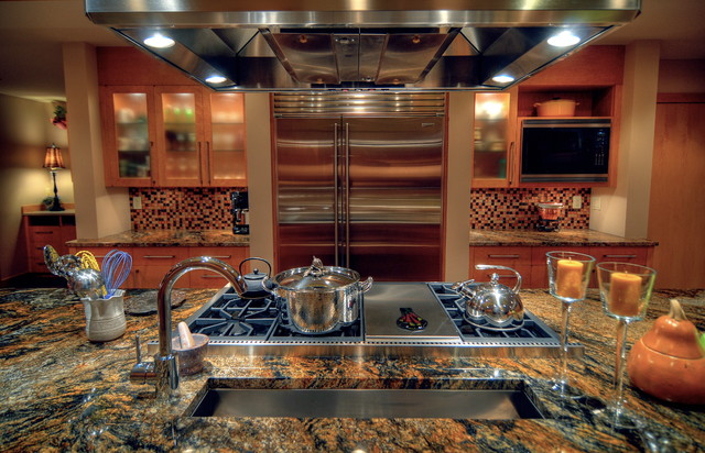 Barrel Vault Kitchen contemporary-kitchen