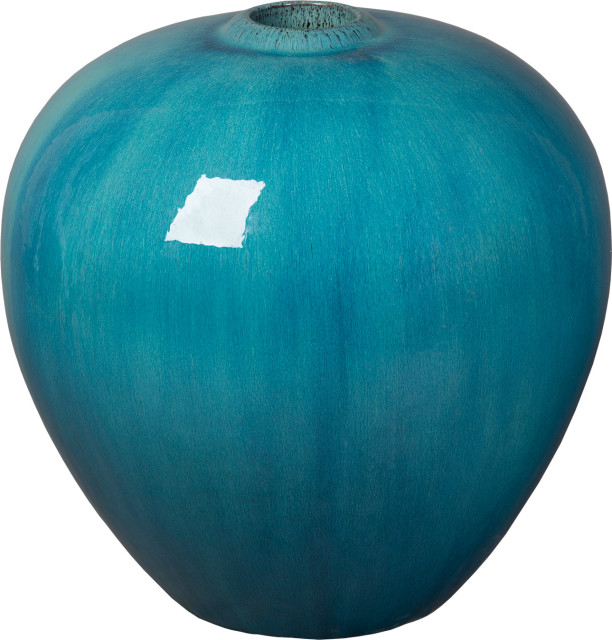 Quint Sphere Vase, Large Contemporary Vases by HedgeApple Houzz