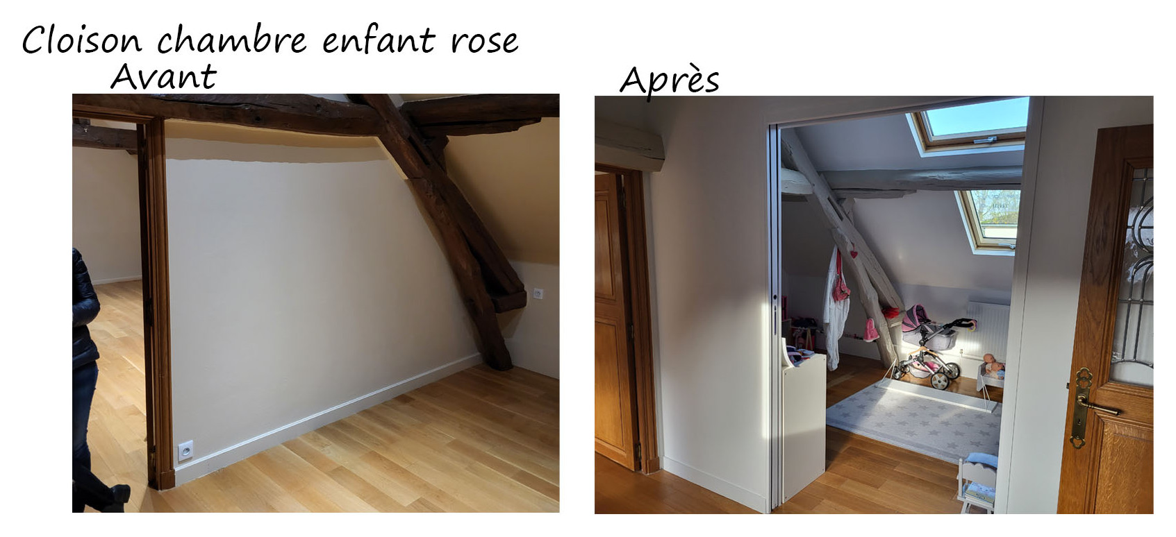 Création d'une cloison