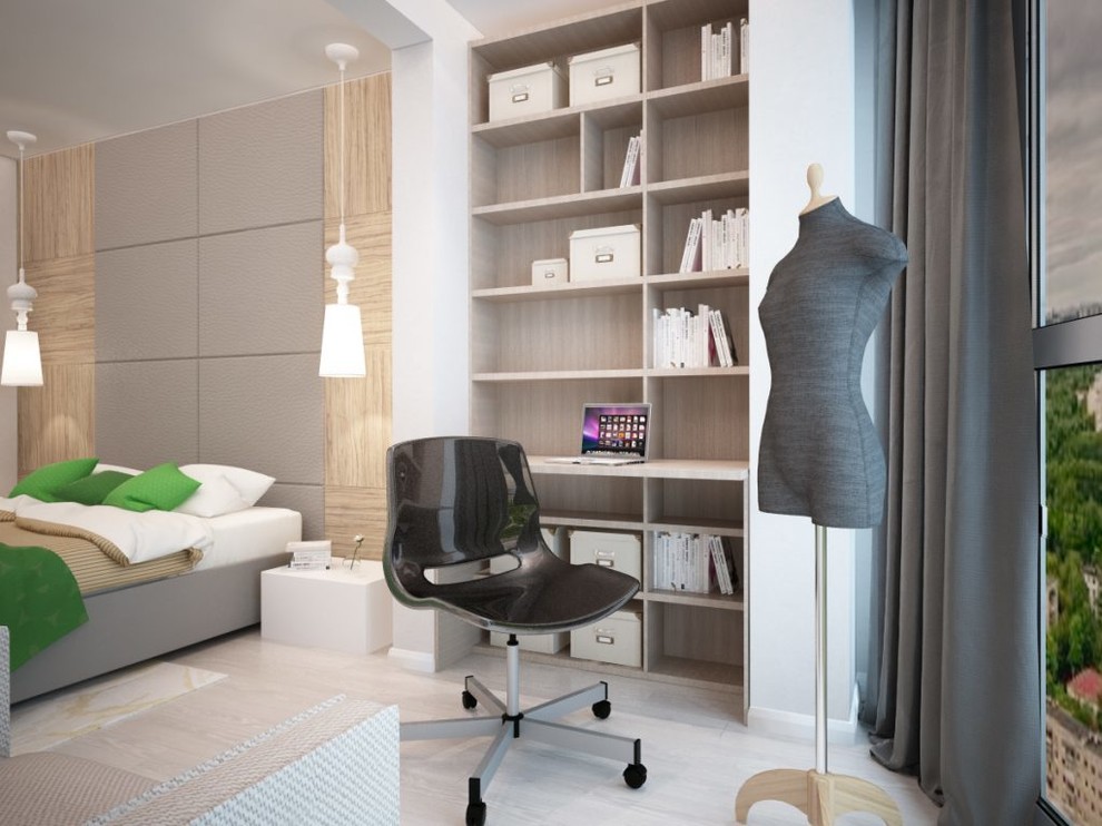 ЖК Акварели. Современный и светлый дизайн проект трехкомнатной квартиры.