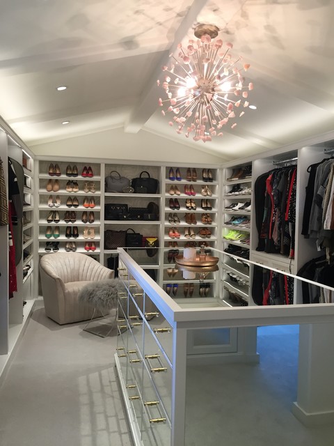 Stunning & Luxurious Woman's Dressing Room - Transitional - Closet - Los  Angeles - by Closet Solutions | Houzz