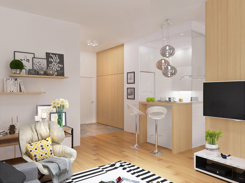 Avant et après. Projet de design pour le studio