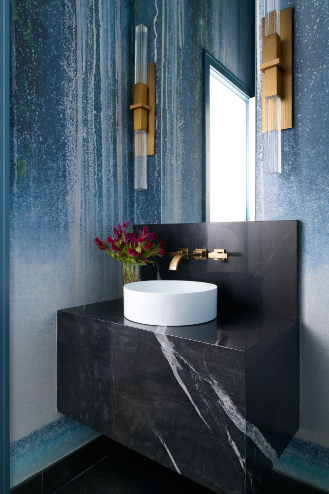 Transitional Powder Room - Transitional - Powder Room - Chicago