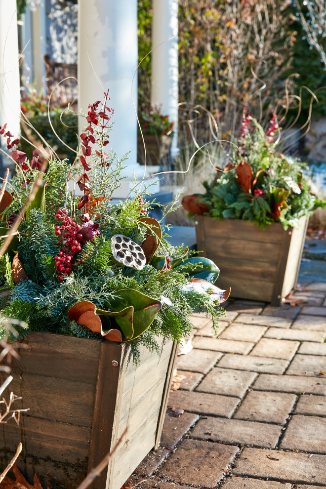 Photo of a landscaping in New York for winter.