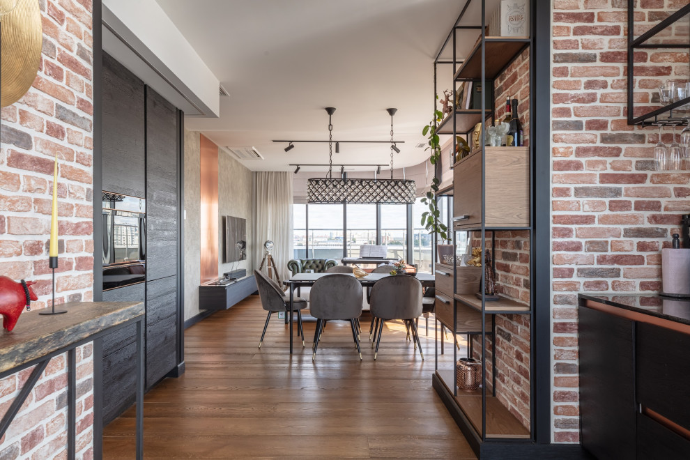 Пентхаус в стиле лофт реализация