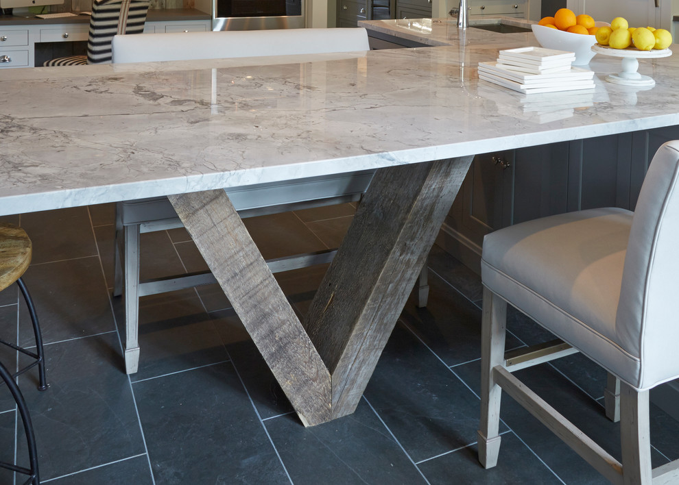 Inspiration for a large transitional home design remodel in Chicago