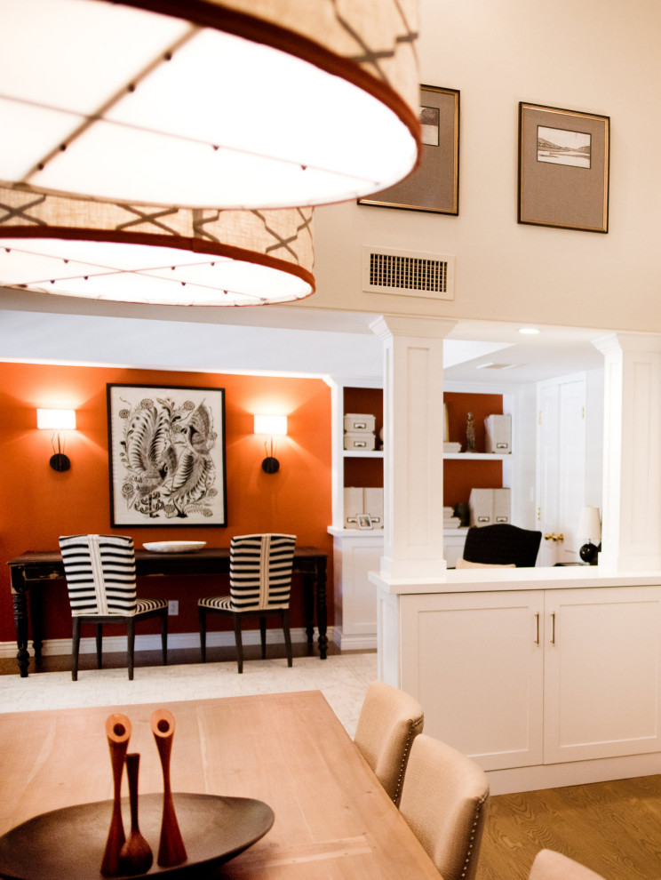 Inspiration for a transitional home design remodel in Phoenix