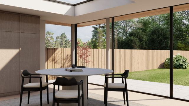 Surrey Modern Extension moderne-spisestue
