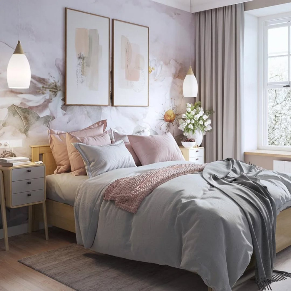 Розовая спальня