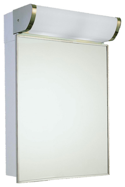 Deluxe LED Series Medicine Cabinet, 16"x23.25"