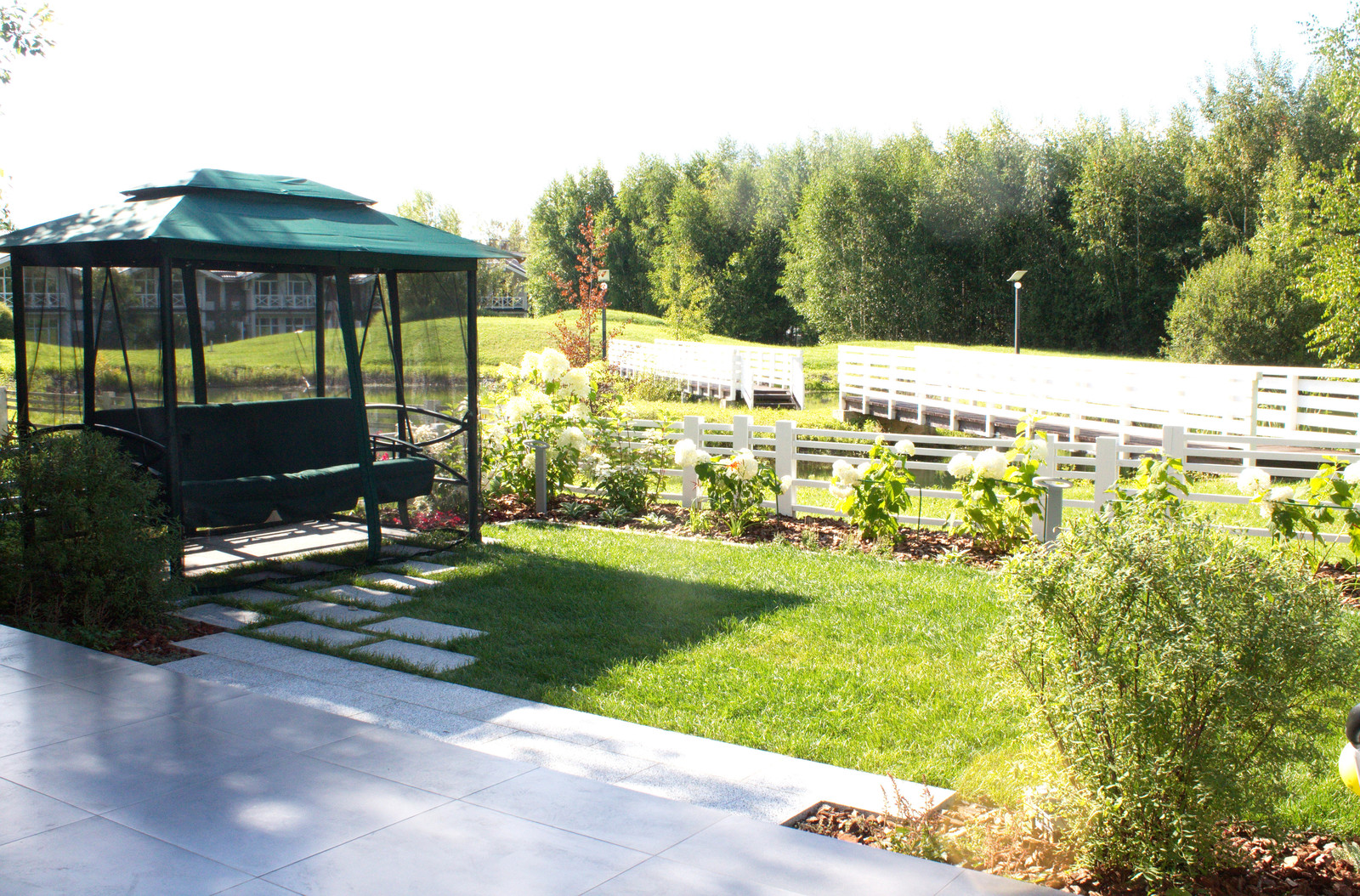 Малый сад у таунхауса