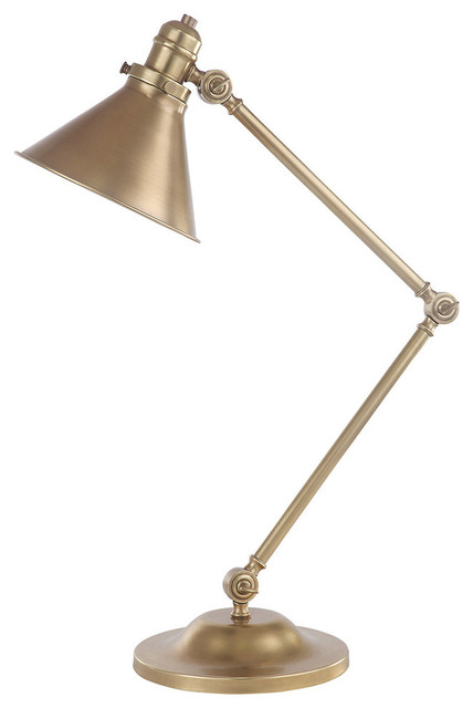 Provence Table Lamp Aged Brass