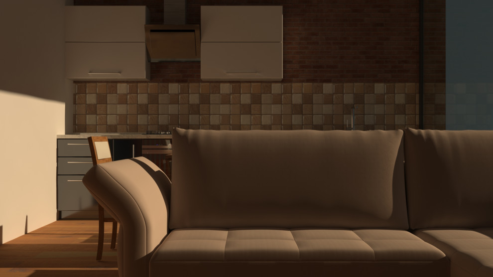 Кухня-гостинная