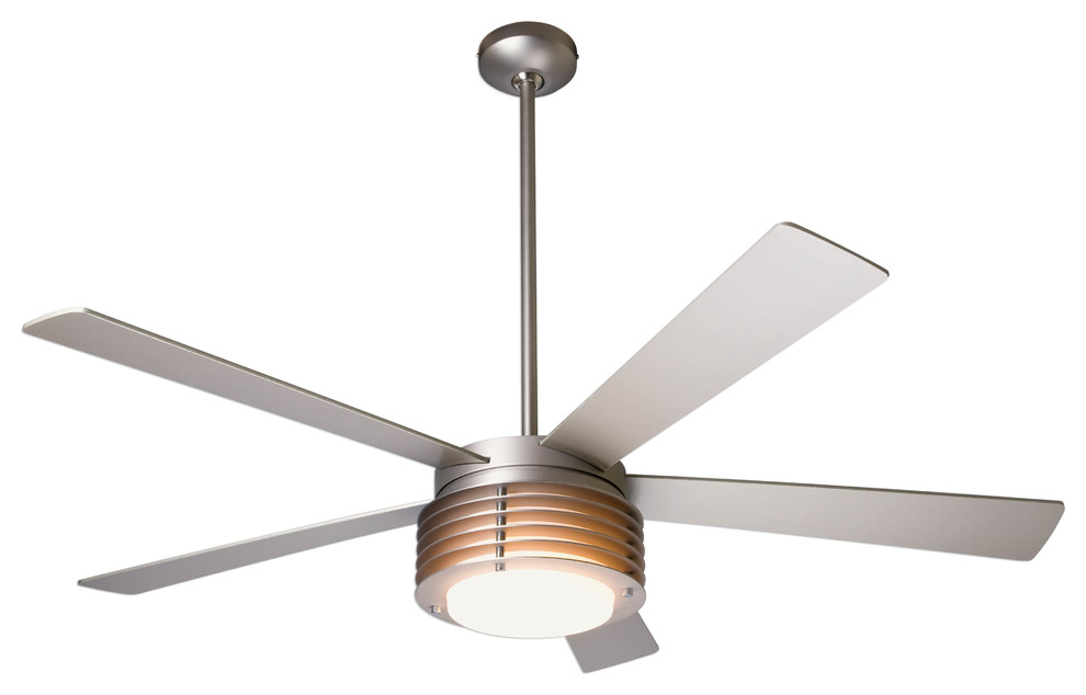 Modern Fan Pharos Led Light Matte Nickel 52 Ceiling With Wall Control Contemporary Fans By Alcove Lighting Houzz Modern Fan Pharos Led Light Matte, Valby Ceiling Fan