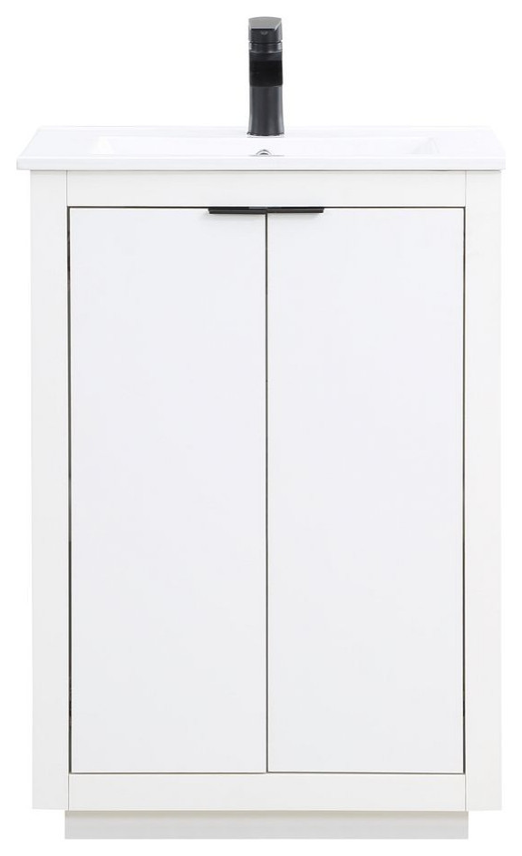 Malverne 24 Vanity Sink, White Vanity Tops And Side Splashes by Skyline Decor Houzz